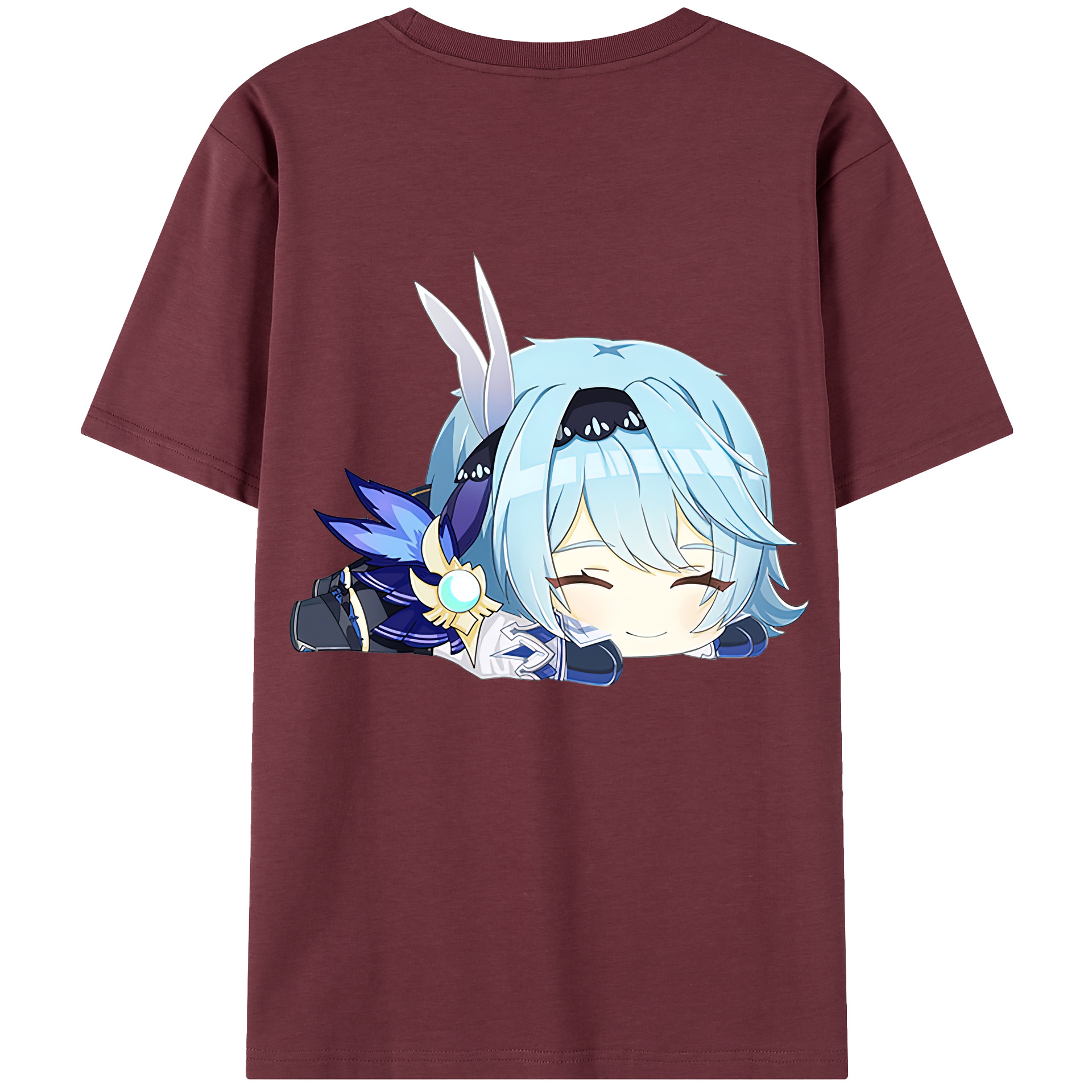 げんし神 优菈 ゆうら genshin Yūra 綿100％半袖Tシャツ（背面プリント）
